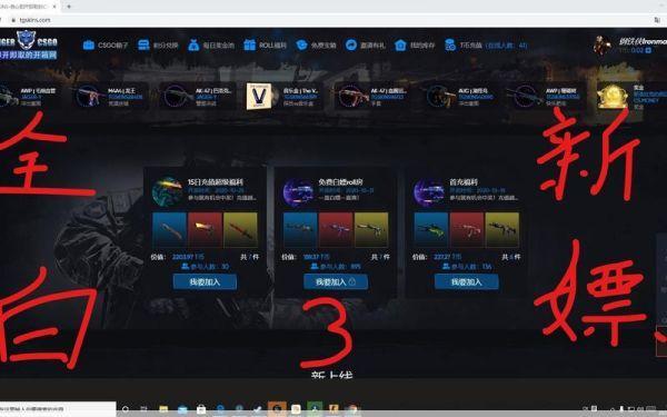 csgo白嫖网站：这些网站让你免费玩CSGO